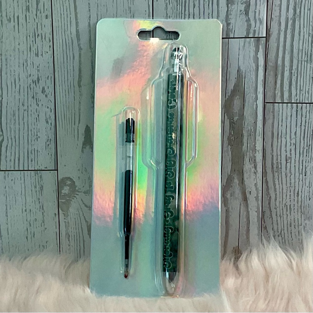 Morally Grey Is My Favorite Color Black Ink Pen with Stylus On Tip & Ink Refill
